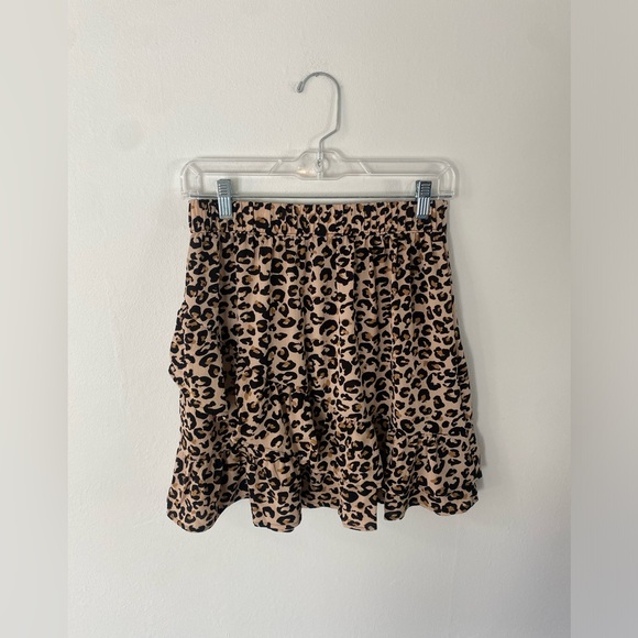 Leopard Print Skirt - Size Small - Picture 4 of 4